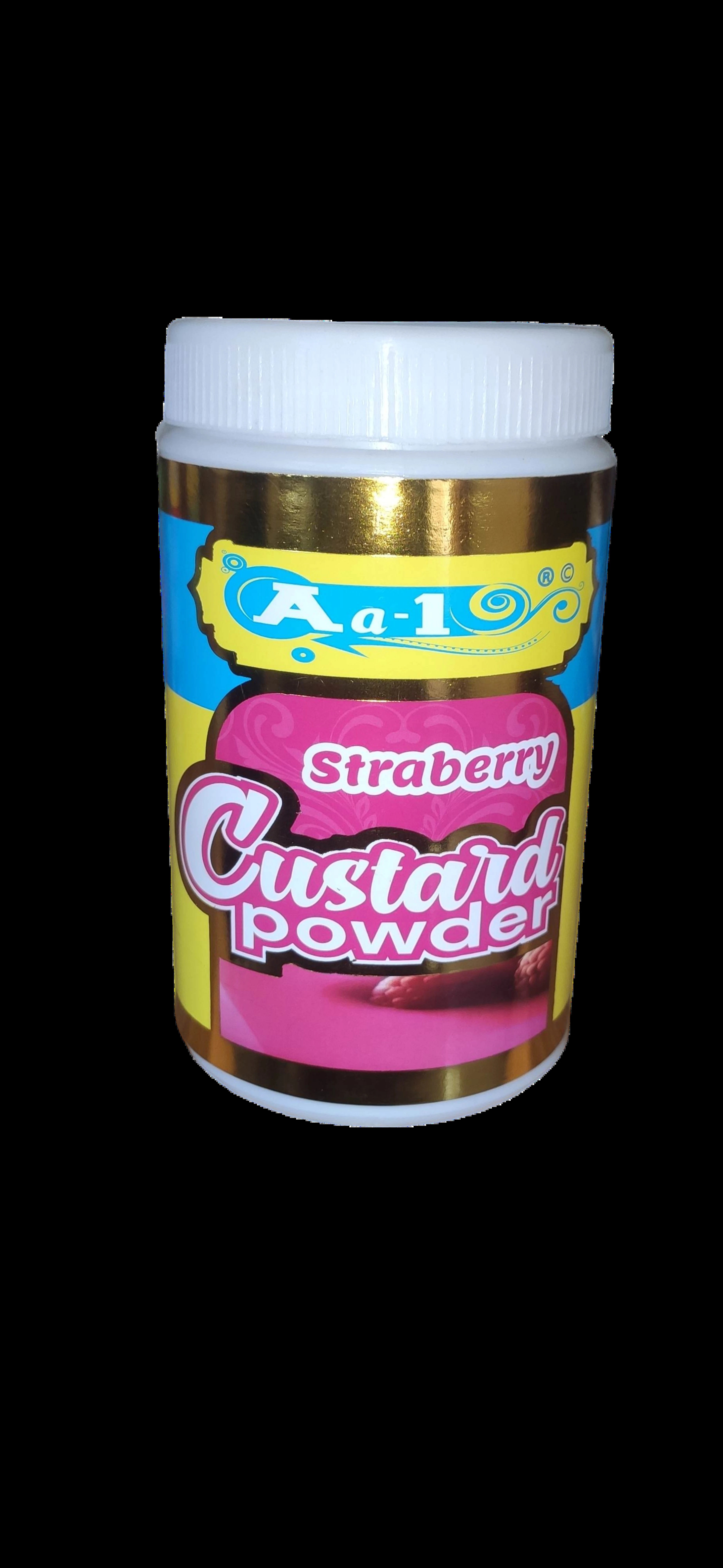 Aa1 Strawberry Custard Powder (Strawberry) 150 Gram packet - Kohinoor